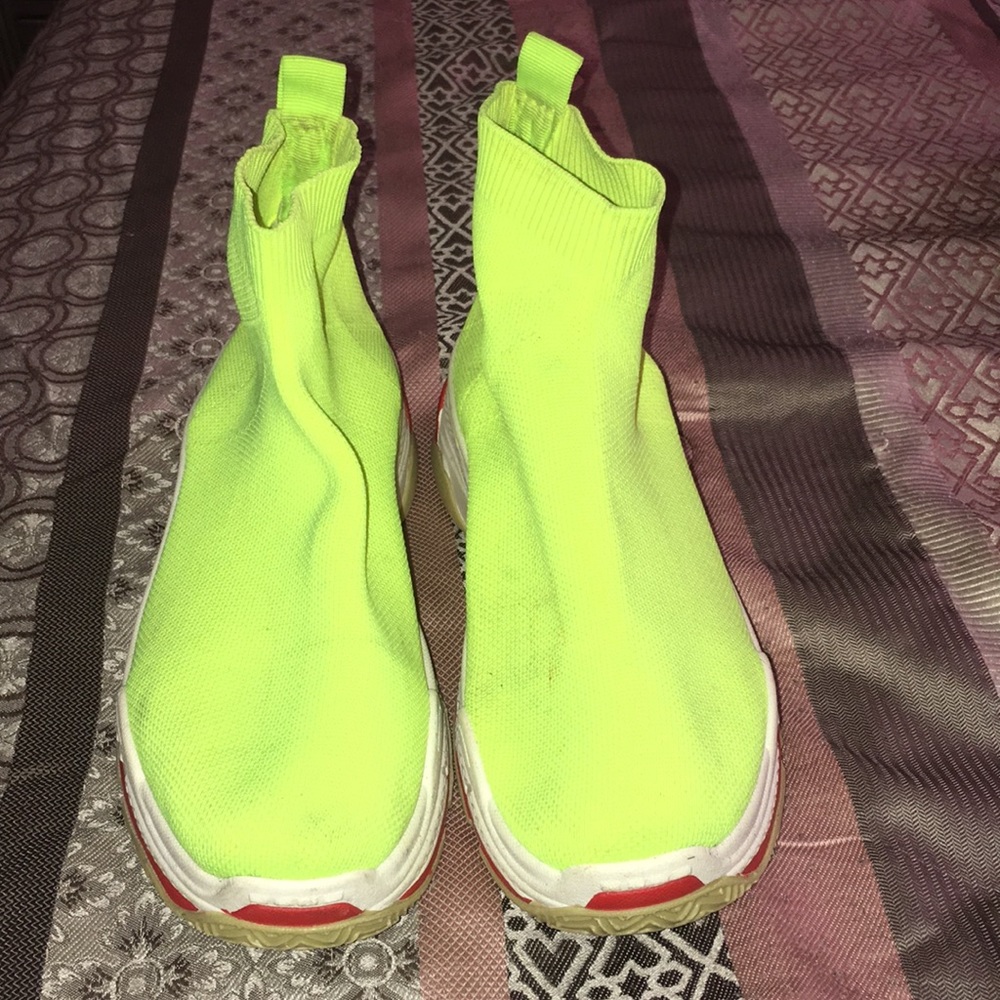Speed runner line green sneakers